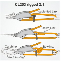 Cleat volante per trapezio e vang