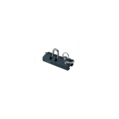 Carrello Genoa semplice per rotaia a  T 26x4mm