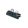 Carrello Genoa semplice per rotaia a  T 26x4mm