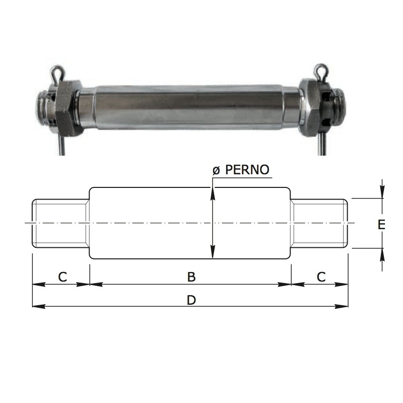 Perno speciale  901100615 per C2