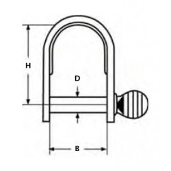 Grillo Tranciato ø4mm Corto C/Anello