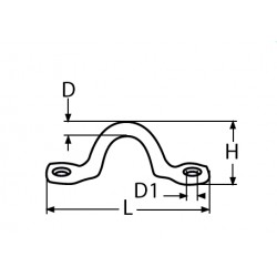 Ponticello filo tondo Ø5mm