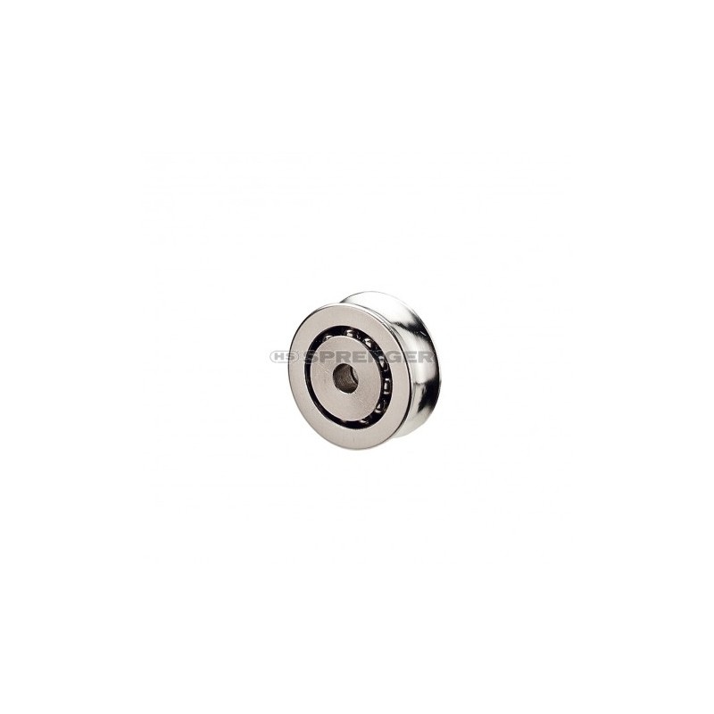 Puleggia inox su sfere Ø38mm Puleggia inox su sfere Ø38mm