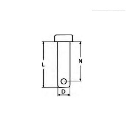 Perno Forato 6x44