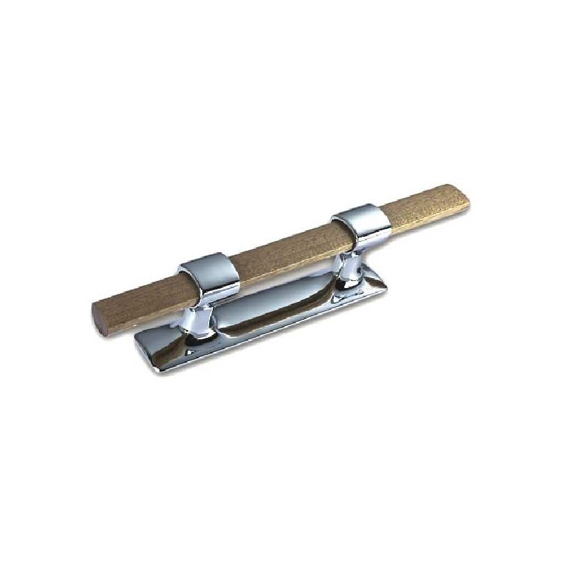 Bitta con traversino L. 222 mm in Ottone cromato Bitta con traversino L. 222 mm in Ottone cromato