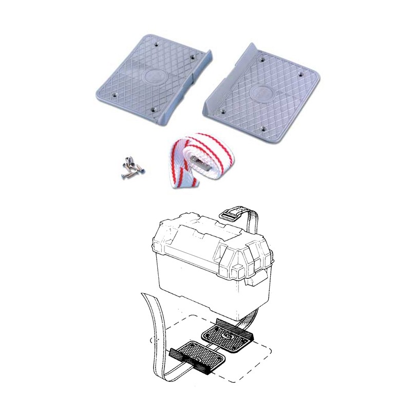 Supporto fissa batteria/serbatoio (coppia)