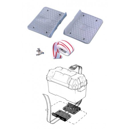 Supporto fissa batteria/serbatoio (coppia)