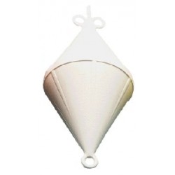 Gavitello biconico Bianco Ø220mm