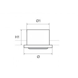 Plafoniera 16 Led ad incasso Push On/Off