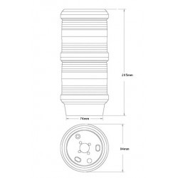 Fanale Combinato a LED TRICOLOR