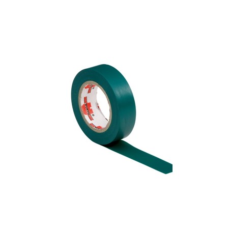 Nastro isolante 15mmx10mt - Verde