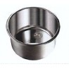 Lavello CIL. Acc.Inox-Chrome Ø300mm