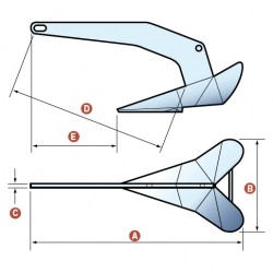 Ancora Delta Kg. 16,0