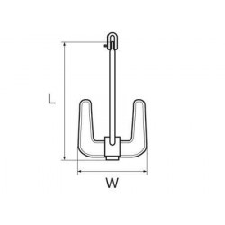 Ancora HALL Compact kg.3,7