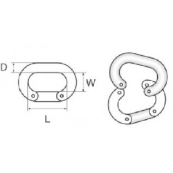 Falsamaglia acc.zincato Ø12mm