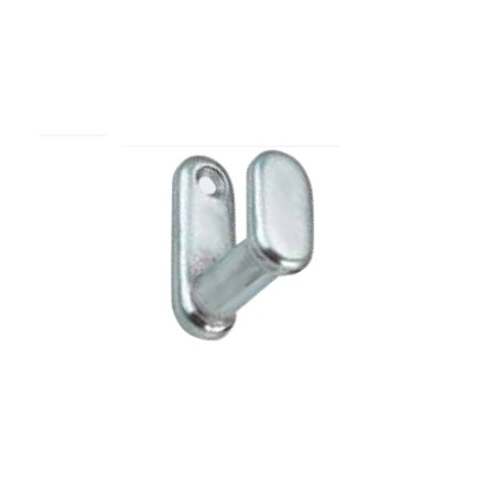 Gancio singolo inox da 30mm