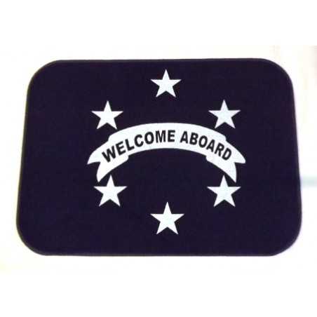 Tappetino Welcome 92x46 Blue