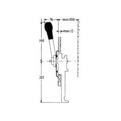 Comando Monoleva Teleflex 700ss