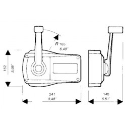 Comando Monoleva Ultraflex B89