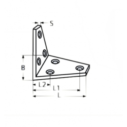 Angolare di rinforzo L41mm