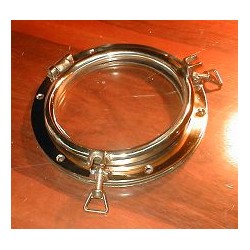 Oblò ottone lucido Ø153/125mm cl 12mm