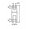 Giunto girevole inox per catene Ø 10-13mm