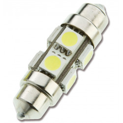 2 Lampadine a siluro a LED- 12V  2 led 39m