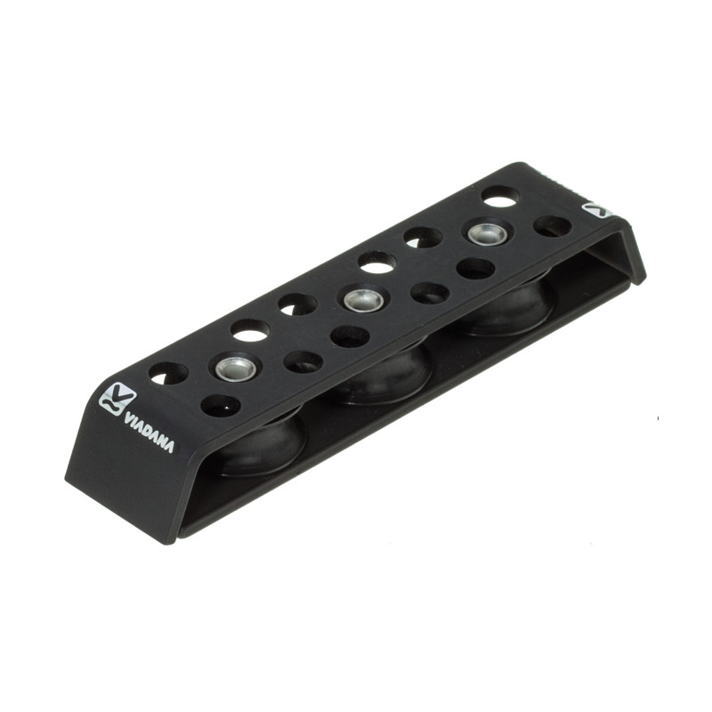 Rinvio piano Triplo - pulegge Ø38mm su sfere Rinvio piano Triplo - pulegge Ø38mm su sfere