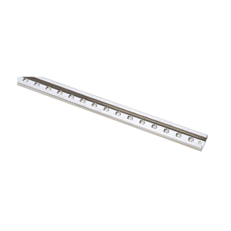 Rotaia Inox Forata 28x9 L.100 cm Rotaia Inox Forata 28x9 L.100 cm