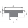 Rotaia in Lega leggera anodizzata L.100cm