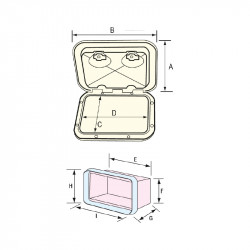 Cassetta porta bombola da 3kg