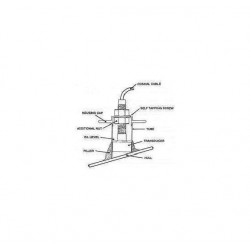 Kit per montaggio sensore DEPTH interno scafo