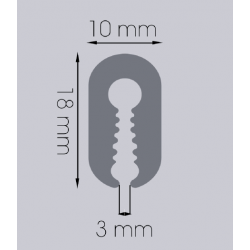 Profilo di finitura T1 - Bianco