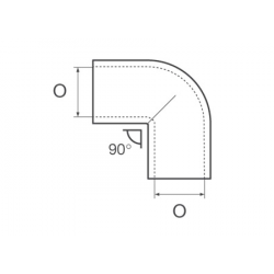 Giunto a 90° - per tubi Ø25mm