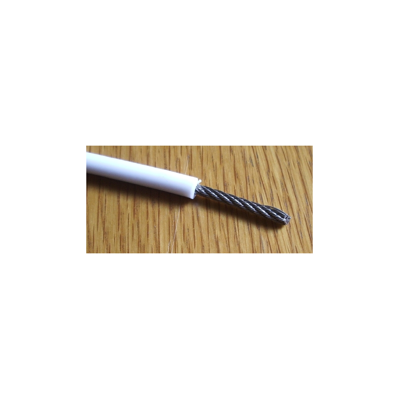 Cavo inox 7x7 plastificato Ø6mm Cavo inox 7x7 plastificato Ø6mm